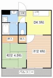 ユタカハイツの物件間取画像